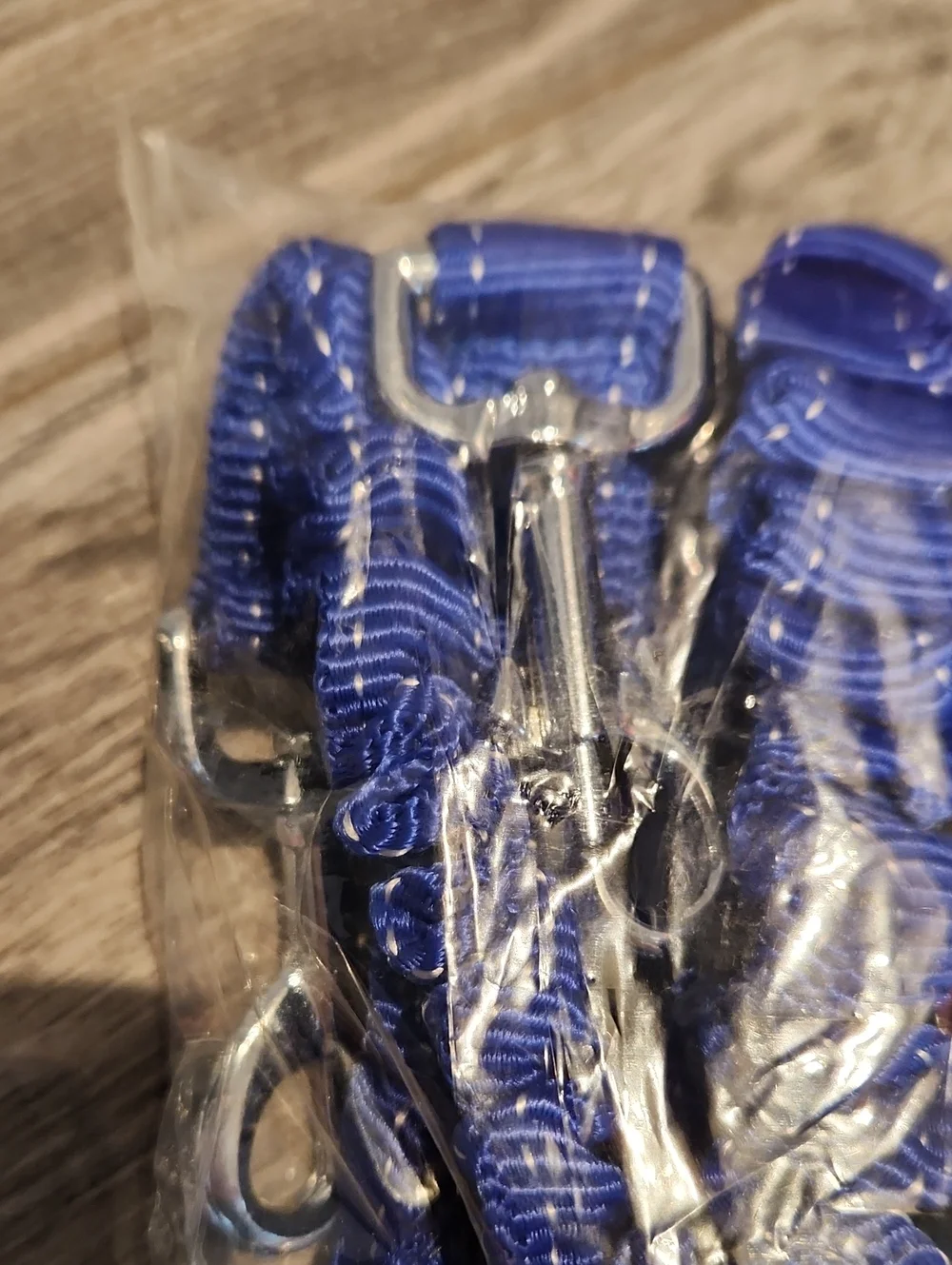Waloo Blue Bungee Double Dog Leash - Durable Hands-Free Design